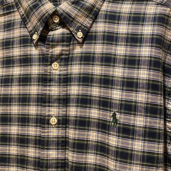 Polo Ralph Lauren Plaid Shirt Medium - Picture 2 of 7
